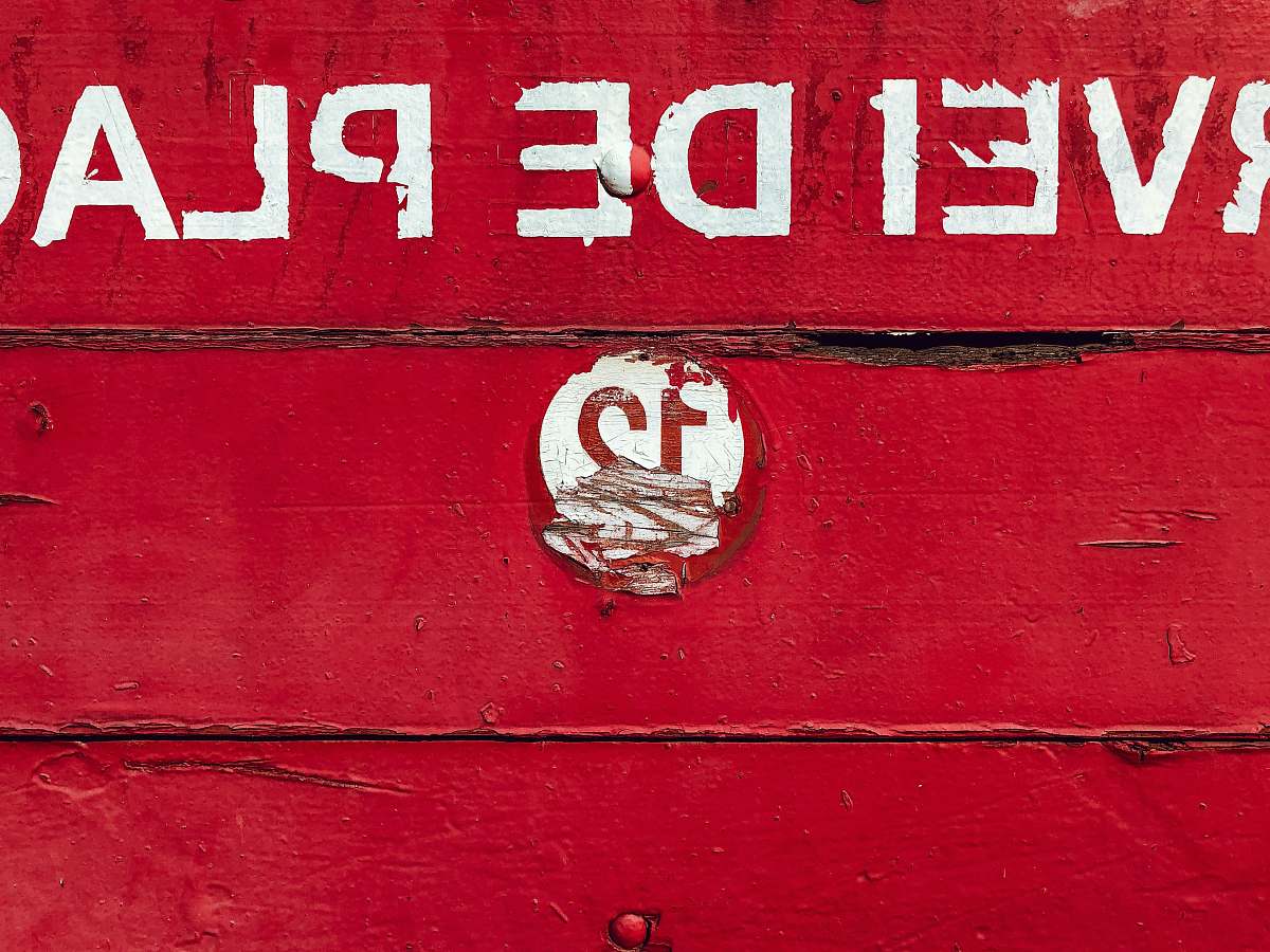 spain red wood board with white text barcelona